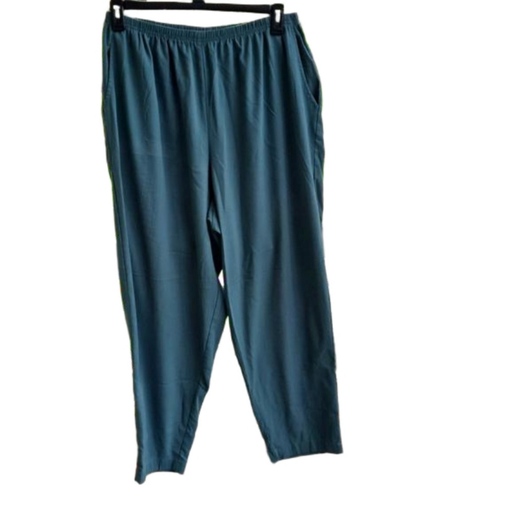 VTG 90s Teddi Woman Green Pullon Pants Grandmacore Women size 20